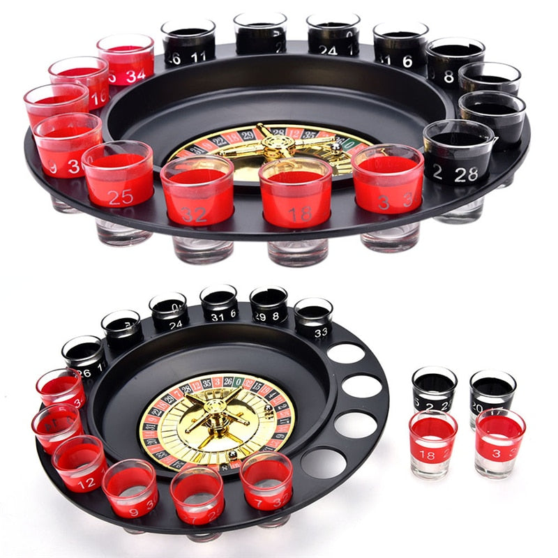 Creative Novelty: Rysk Roulette, Shots-spel med 16st shotsglas