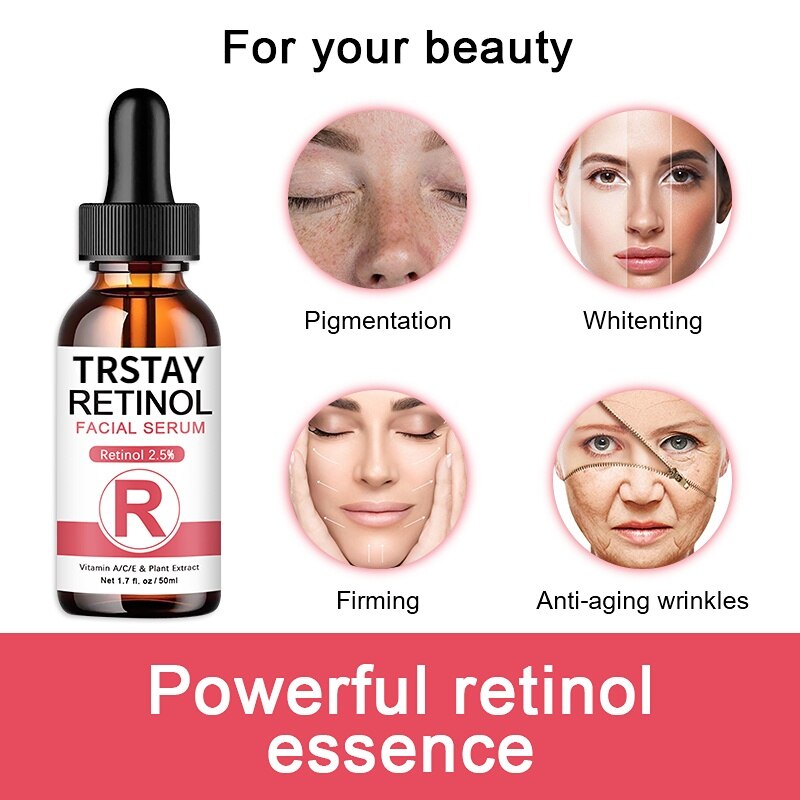 SDP  Retinol Serum 2.5% med Hyaluronic Acid Anti-aging, uppljusande & återfuktande