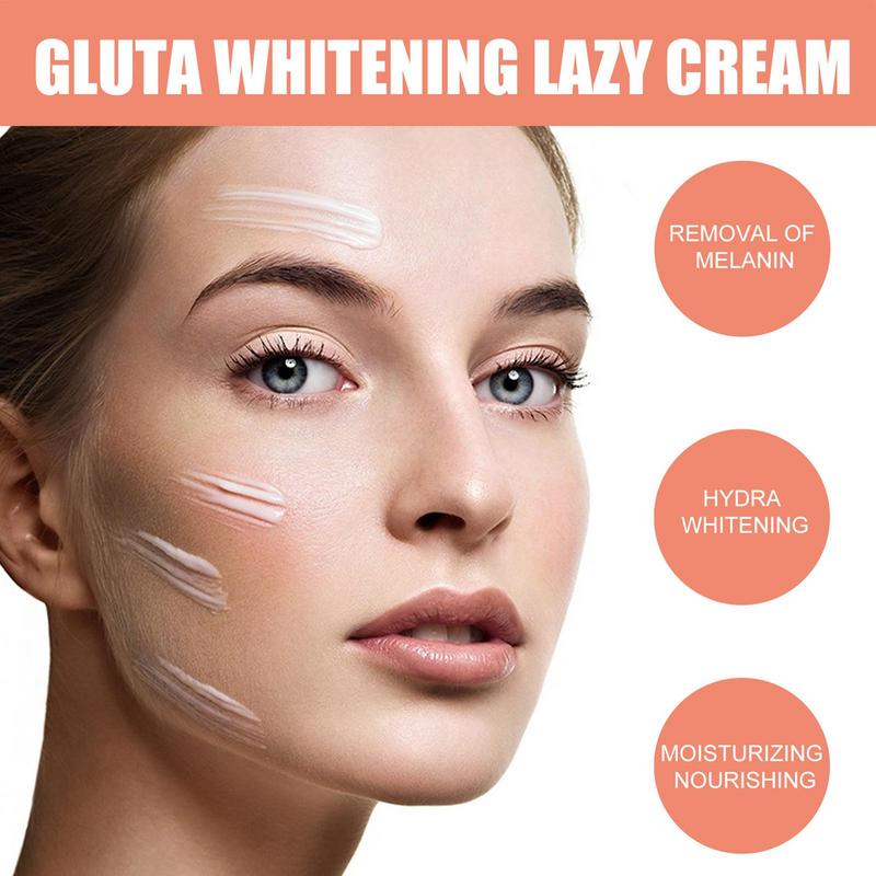 Gluta Whitening Lazy Cream - Hudföryngrande Kräm för Mörka Fläckar och Hudkorrigering