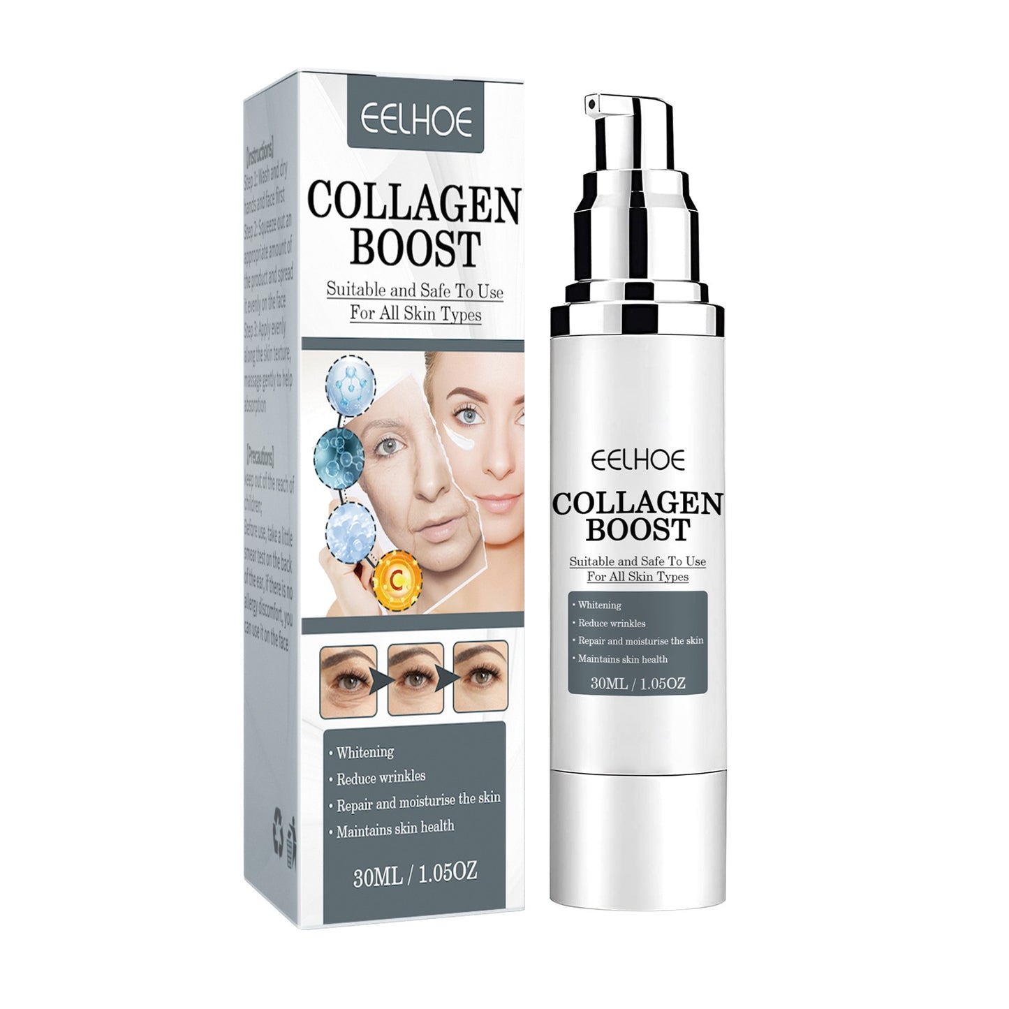 EELHOE Collagen Boost - Den ultimata anti-aging-serumen för ungdomlig hud- 30ml